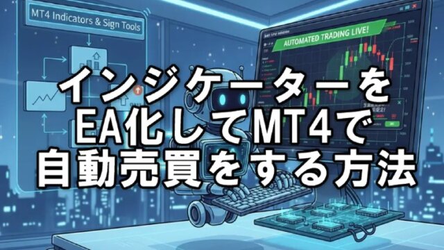 インジケーターやサインツールをEA化してMT4で自動売買