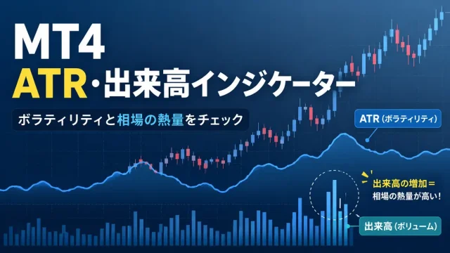 MT4 ATR・出来高インジケーター特集｜ボラティリティ確認ツール比較